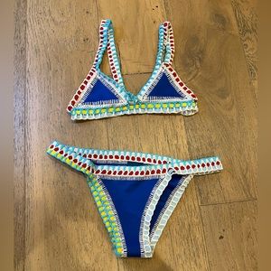 KIINI Tuesday bikini top and bottoms set small top and large bottom